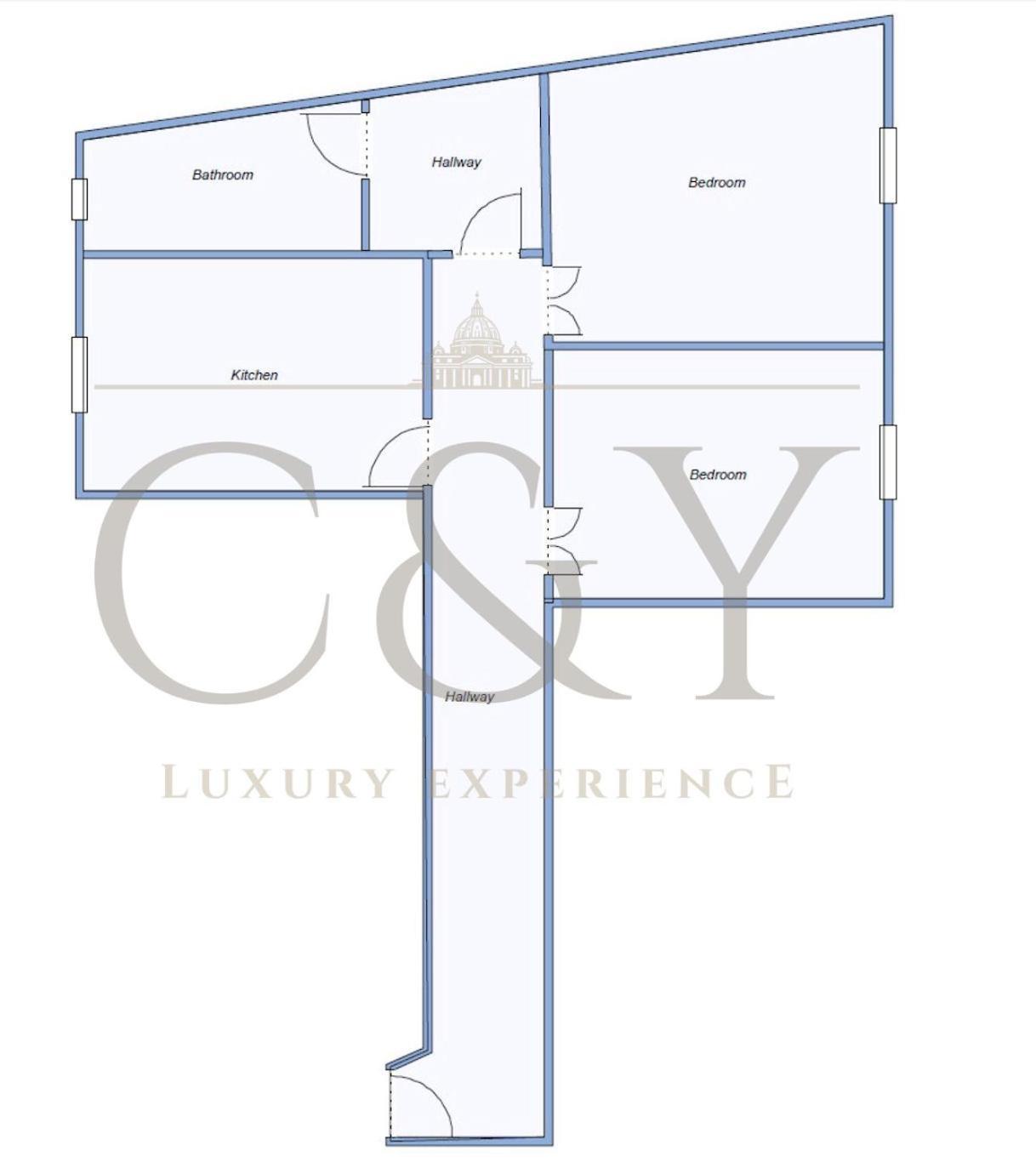 C&Y Apartments - Roma Prati - Luxury Double Studio With Kitchen Exterior photo